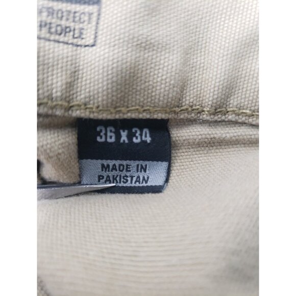 Carhartt Mens 36 x 34 Rugged Flex Relaxed Fit Canvas Work Pant BN2291-M - Picture 4 of 16